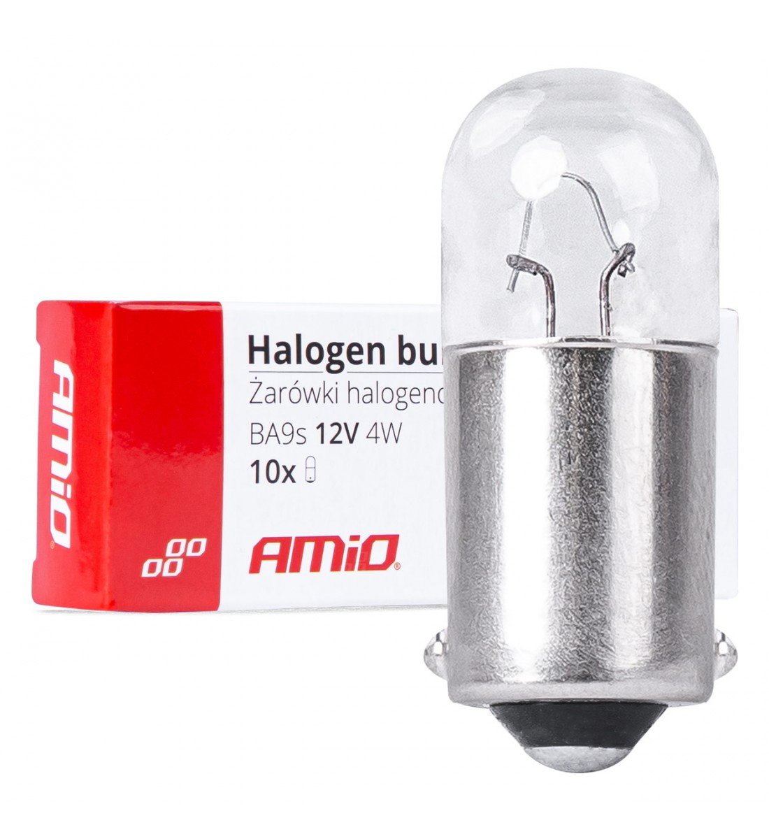 Bec halogen BA9S T4W 12V 4W 10pcs