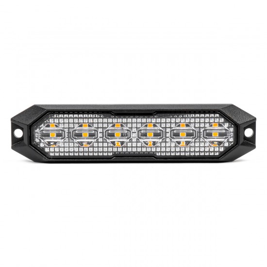 Proiector plat de avertizare 6x3W LED R65 R10 12V 24V AMIO-03930