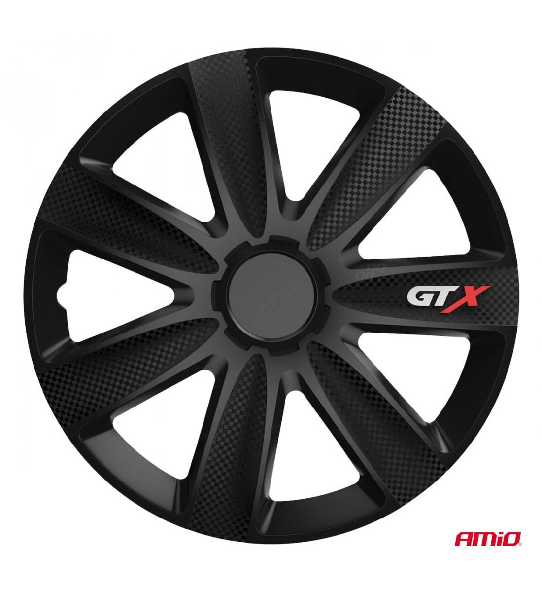 Set 4 buc capace roti , GTX black carbon 17" Set 4 buc capace roti , GTX black carbon 17"