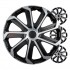 Set 4 capace roti , EVO negru argintiu 14" inch