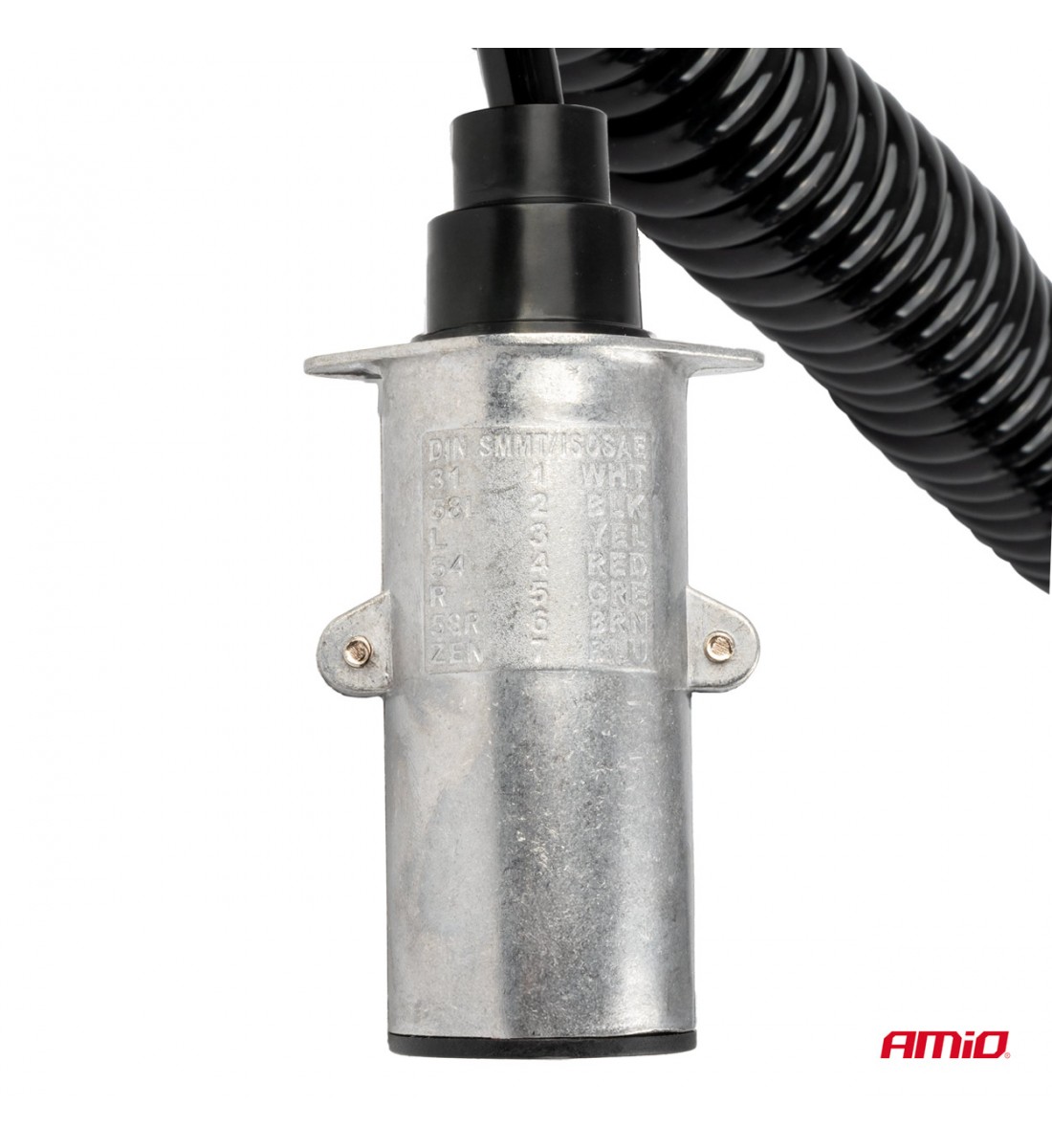 Cablu cu arc TIR 2x 7 PIN tip N 5m 24V AMIO-04379 - AutoParadoxSystem.ro Produs - Cablu cu arc TIR 2x 7 PIN tip N 5m 24V AMIO-04379 - AutoParadoxSystem.ro