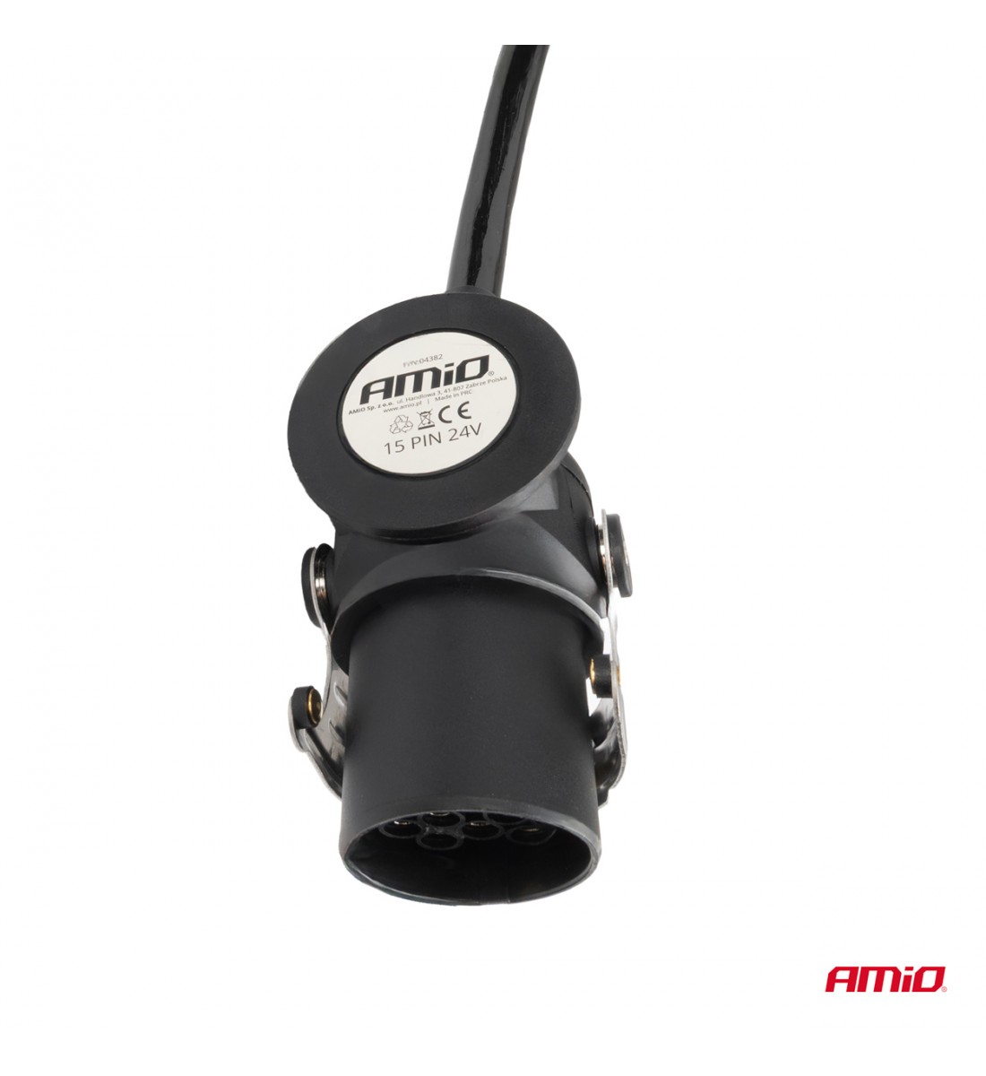 Produs - Cablu cu arc TIR 2x 15 PIN 5m 24V AMIO-04382 - AutoParadoxSystem.ro