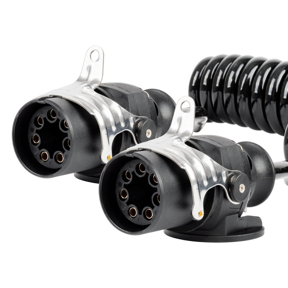 Cablu cu arc TIR 2x 7 PIN tip EBS 5m 24V AMIO-04383