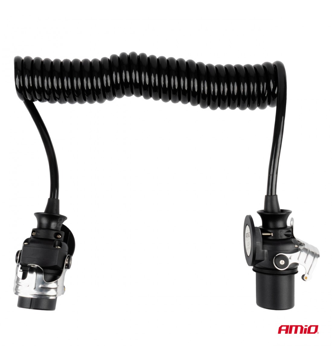 Produs - Cablu cu arc TIR 2x 7 PIN tip EBS 5m 24V AMIO-04383 - AutoParadoxSystem.ro