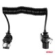 Produs - Cablu cu arc TIR 2x 7 PIN tip EBS 5m 24V AMIO-04383 - AutoParadoxSystem.ro
