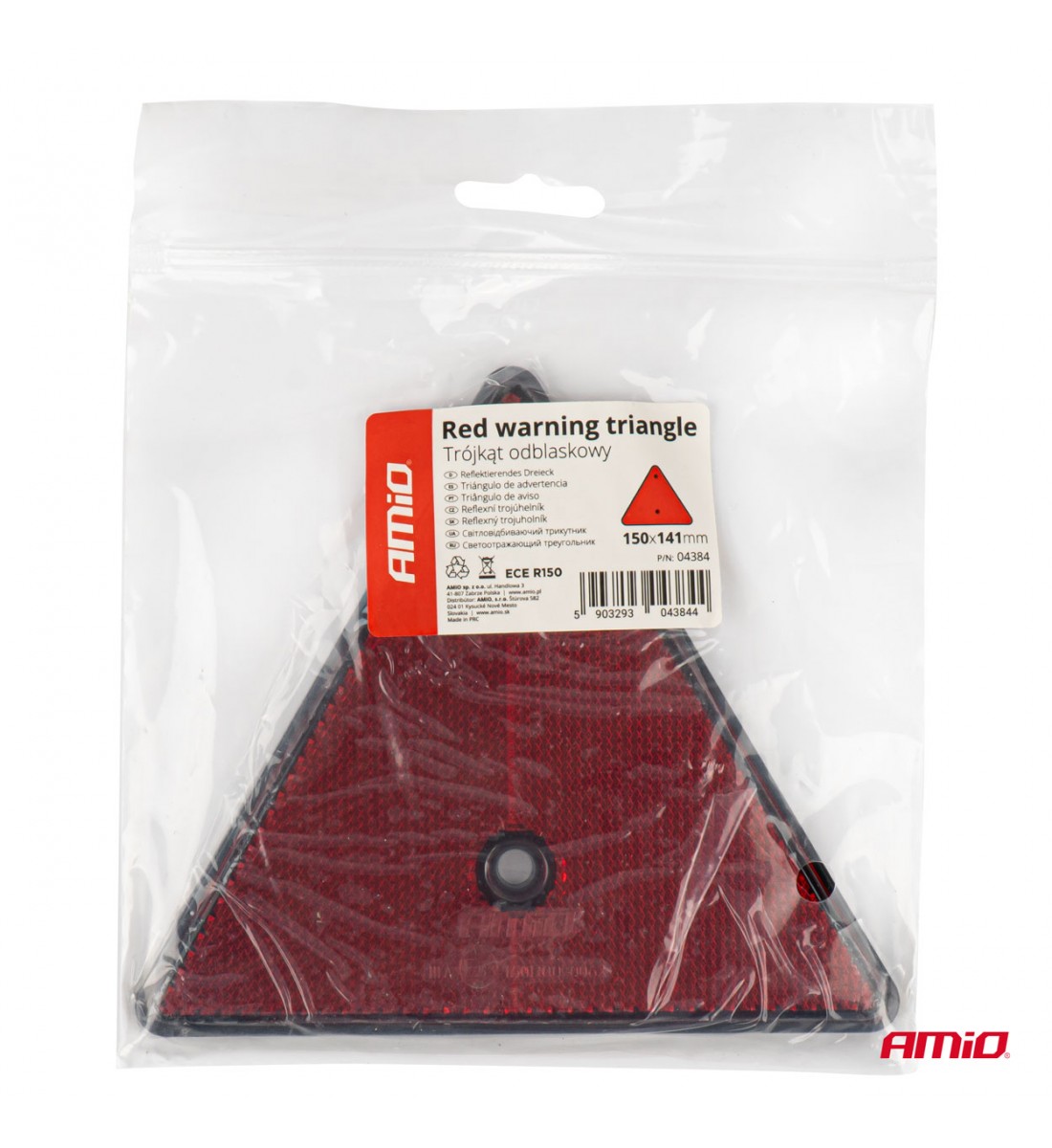 Produs - Triunghi roșu de avertizare AMIO-04384 - AutoParadoxSystem.ro