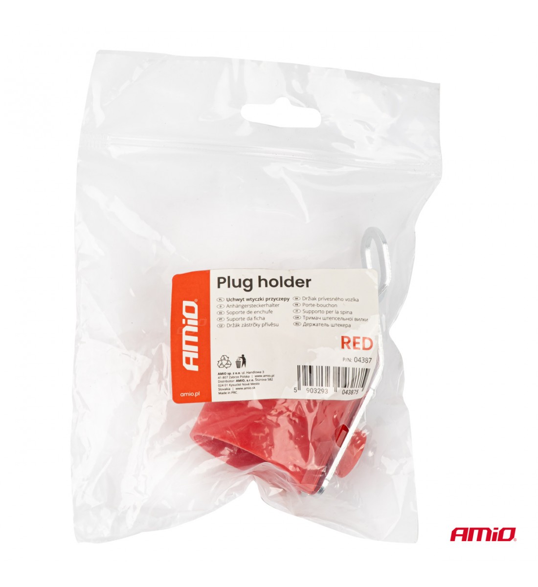 Produs - Suport pentru priză AMIO-04387 - AutoParadoxSystem.ro