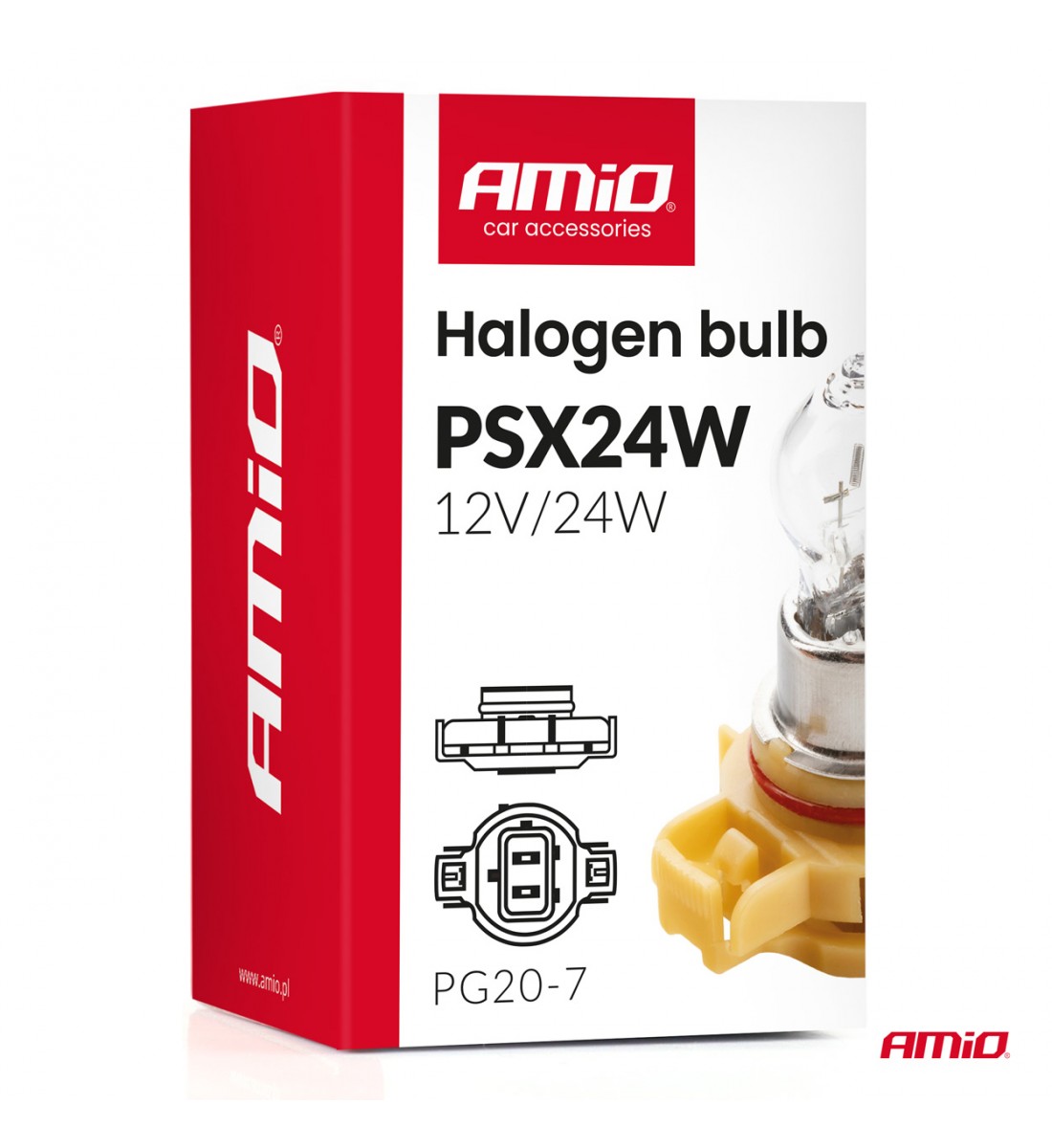 Bec halogen PSX24W PG20-7 12V 24W AMIO-04411 - AutoParadoxSystem.ro Produs - Bec halogen PSX24W PG20-7 12V 24W AMIO-04411 - AutoParadoxSystem.ro
