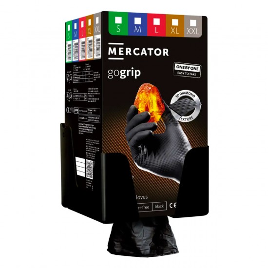 Suport de perete negru pentru manusi 