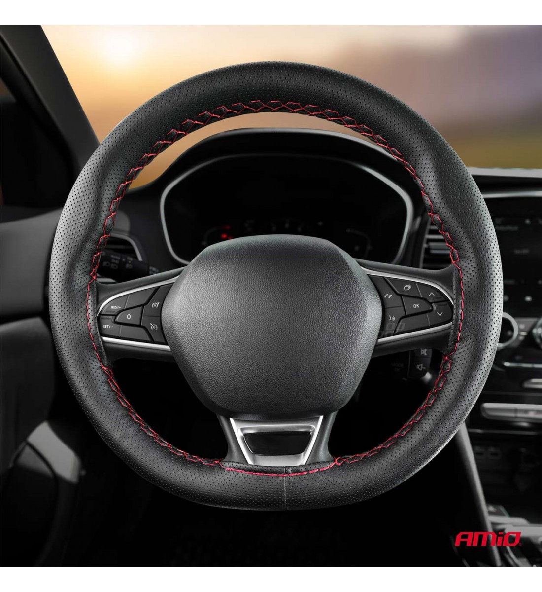 Husă volan auto perforată cu dantelă M 38-39cm OTOM-OTDK202 - AutoParadoxSystem.ro Produs - Husă volan auto perforată cu dantelă M 38-39cm OTOM-OTDK202 - AutoParadoxSystem.ro