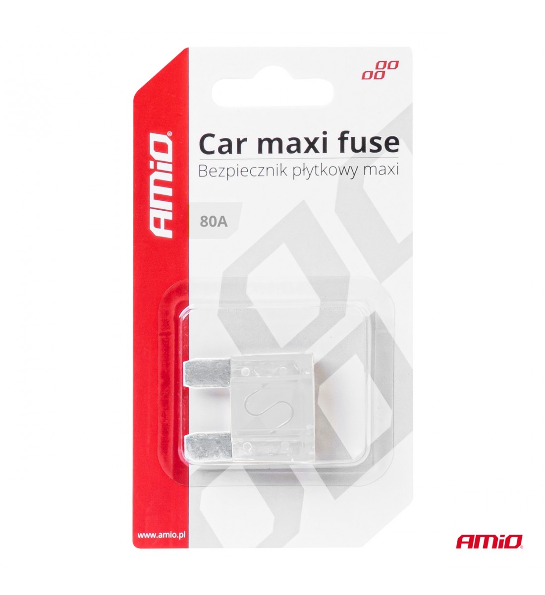 Siguranta auto MAXI 80A AMIO-03386 - AutoParadoxSystem.ro Produs - Siguranta auto MAXI 80A AMIO-03386 - AutoParadoxSystem.ro