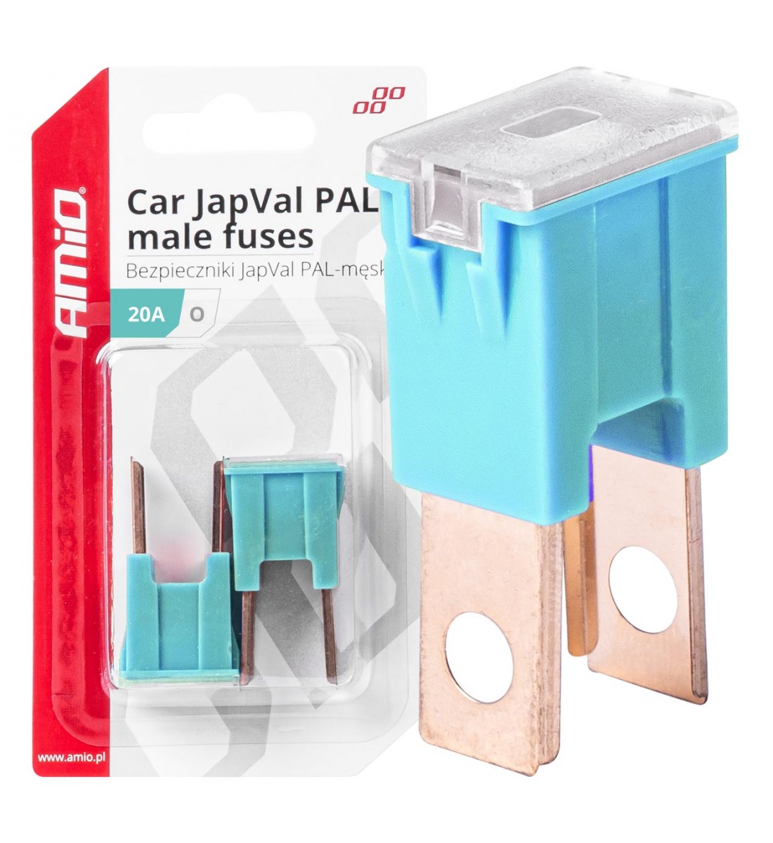 Siguranțe auto JAPVAL PAL tată 2 buc. 20A AMIO-03396 - AutoParadoxSystem.ro Produs - Siguranțe auto JAPVAL PAL tată 2 buc. 20A AMIO-03396 - AutoParadoxSystem.ro