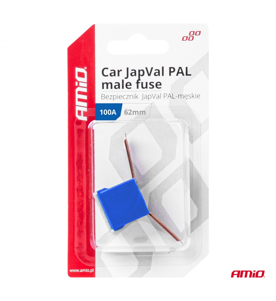 Siguranta auto JAPVAL PAL tata 62mm 100A AMIO-03433 - AutoParadoxSystem.ro Produs - Siguranta auto JAPVAL PAL tata 62mm 100A AMIO-03433 - AutoParadoxSystem.ro