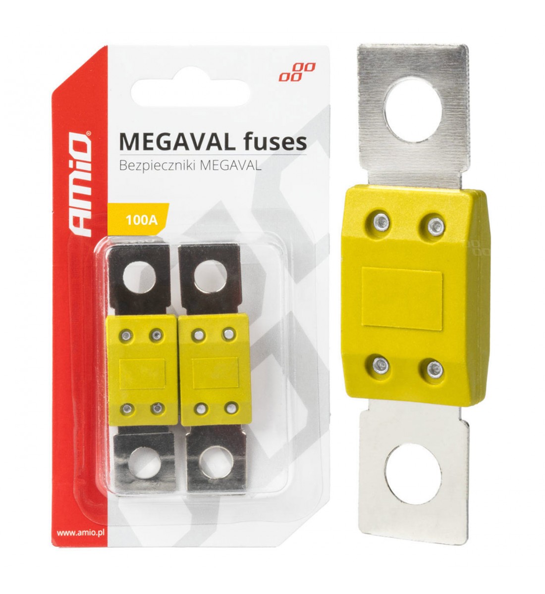 Siguranțe auto MEGAVAL MTA 2 buc. 100A AMIO-03463 - AutoParadoxSystem.ro Produs - Siguranțe auto MEGAVAL MTA 2 buc. 100A AMIO-03463 - AutoParadoxSystem.ro