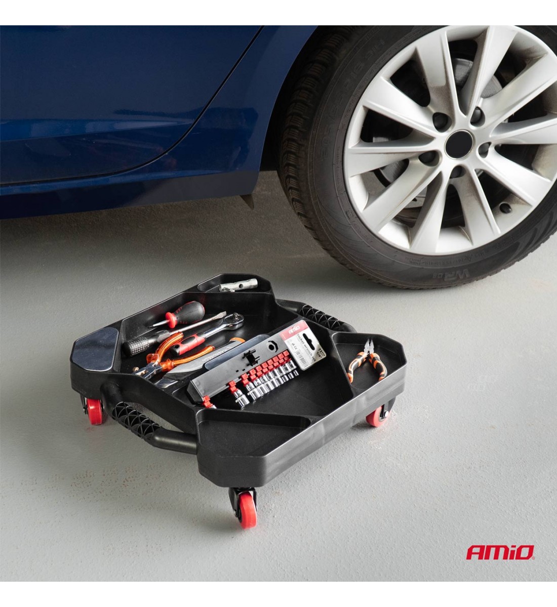Tavă pentru scule de atelier pe roți AMIO-04265 - AutoParadoxSystem.ro Produs - Tavă pentru scule de atelier pe roți AMIO-04265 - AutoParadoxSystem.ro
