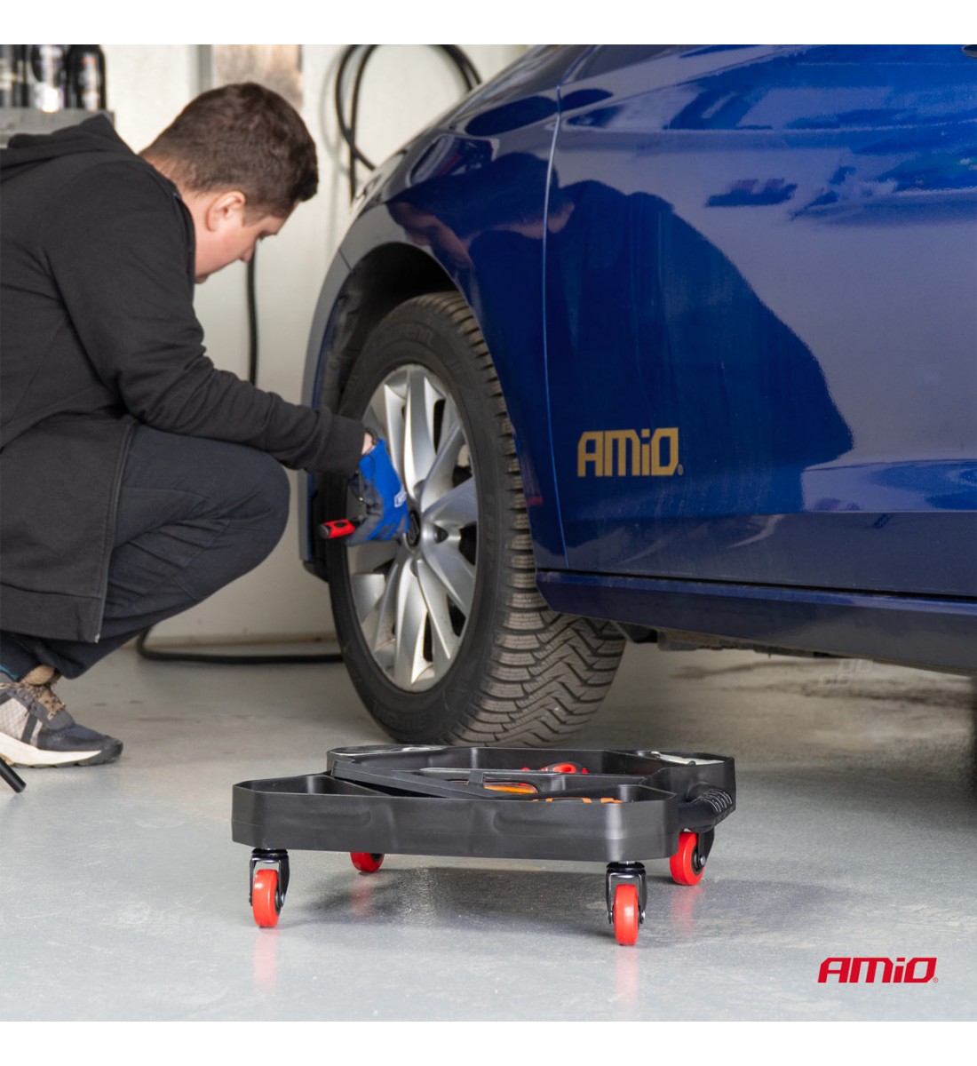 Tavă pentru scule de atelier pe roți AMIO-04265 - AutoParadoxSystem.ro Produs - Tavă pentru scule de atelier pe roți AMIO-04265 - AutoParadoxSystem.ro