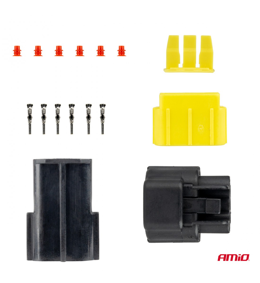 Set conector electric impermeabil 3 PIN 2.2mm AMIO-04347 - AutoParadoxSystem.ro Produs - Set conector electric impermeabil 3 PIN 2.2mm AMIO-04347 - AutoParadoxSystem.ro
