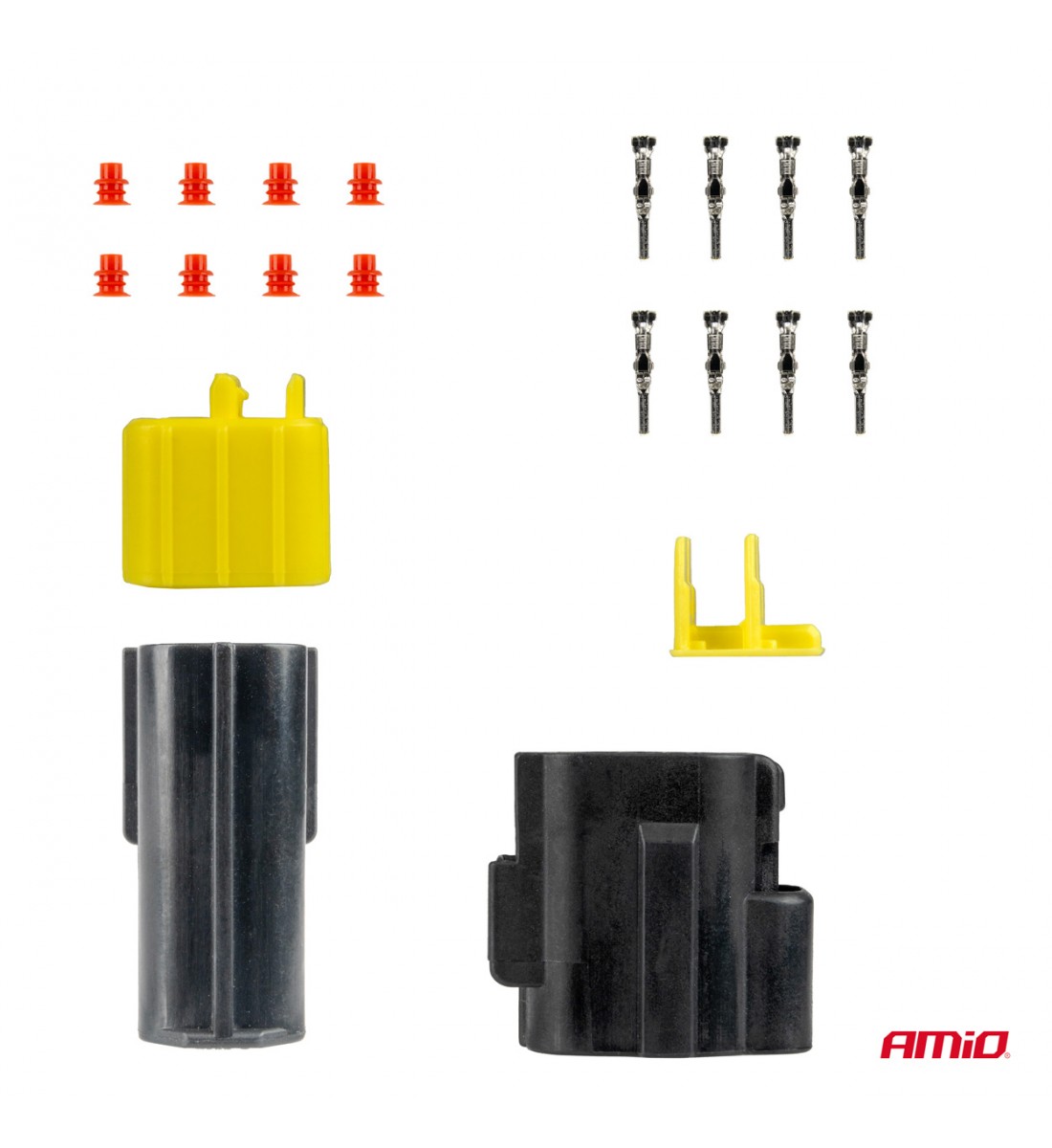 Set conector electric impermeabil 4 PIN 2.2mm AMIO-04348 - AutoParadoxSystem.ro Produs - Set conector electric impermeabil 4 PIN 2.2mm AMIO-04348 - AutoParadoxSystem.ro