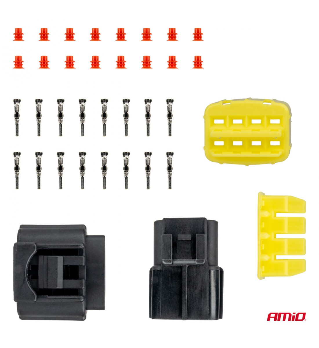 Set conector electric impermeabil 8 PIN 2.2mm AMIO-04350 - AutoParadoxSystem.ro Produs - Set conector electric impermeabil 8 PIN 2.2mm AMIO-04350 - AutoParadoxSystem.ro