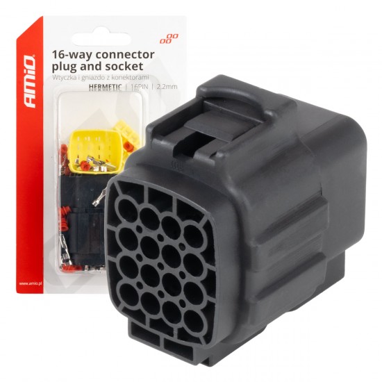 Set conector electric impermeabil 16 PIN 2.2mm AMIO-04353