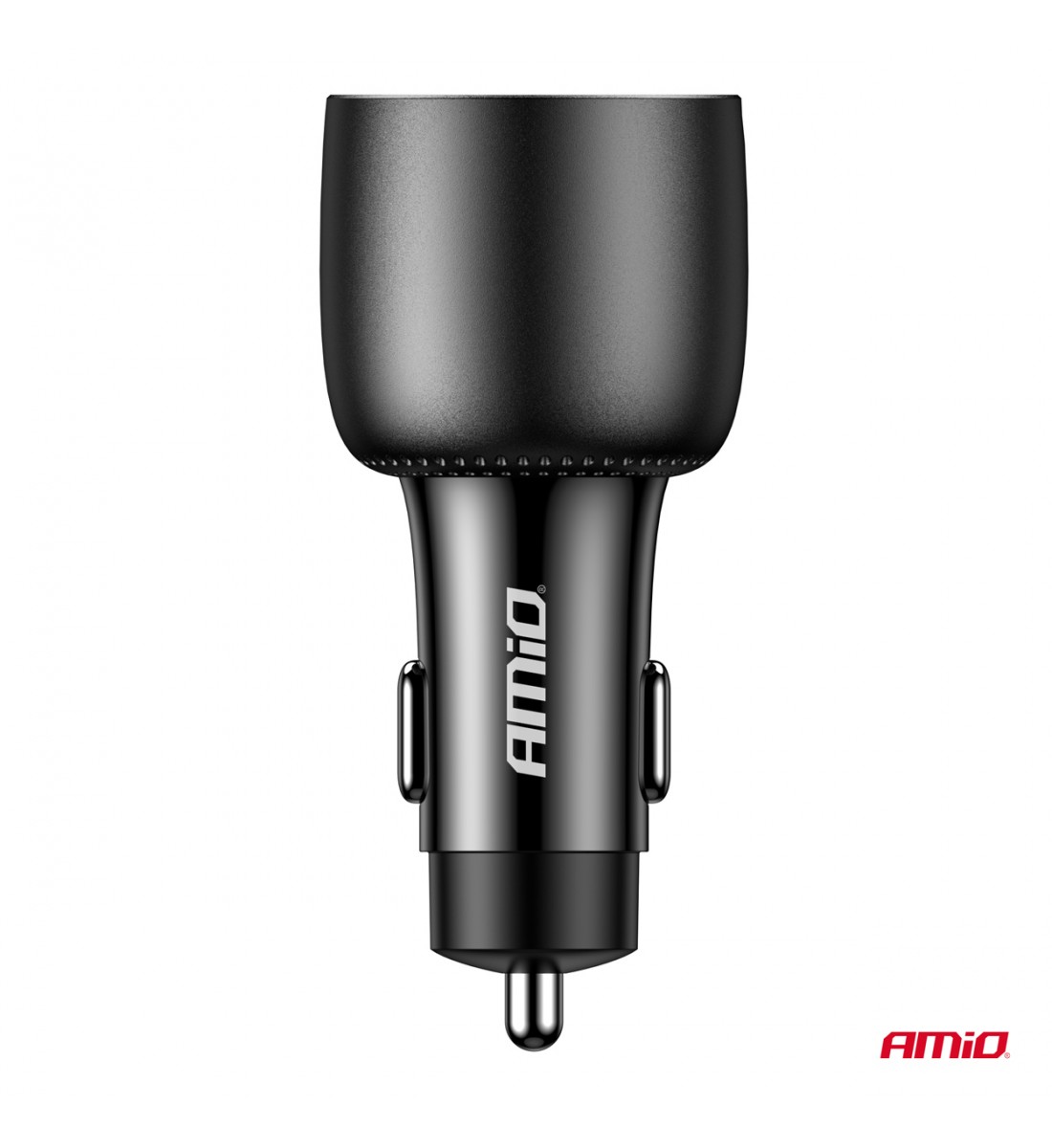 Încărcător auto 2x USB-C + USB-A 12V 24V 100W AMIO-04371 - AutoParadoxSystem.ro Produs - Încărcător auto 2x USB-C + USB-A 12V 24V 100W AMIO-04371 - AutoParadoxSystem.ro