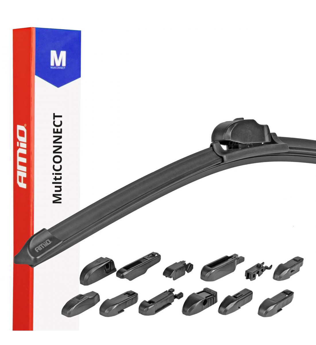 Lamă ștergător AMiO Multiconnect 13" 330mm 12 adaptoare AMIO-01188 - AutoParadoxSystem.ro Produs - Lamă ștergător AMiO Multiconnect 13" 330mm 12 adaptoare AMIO-01188 - AutoParadoxSystem.ro