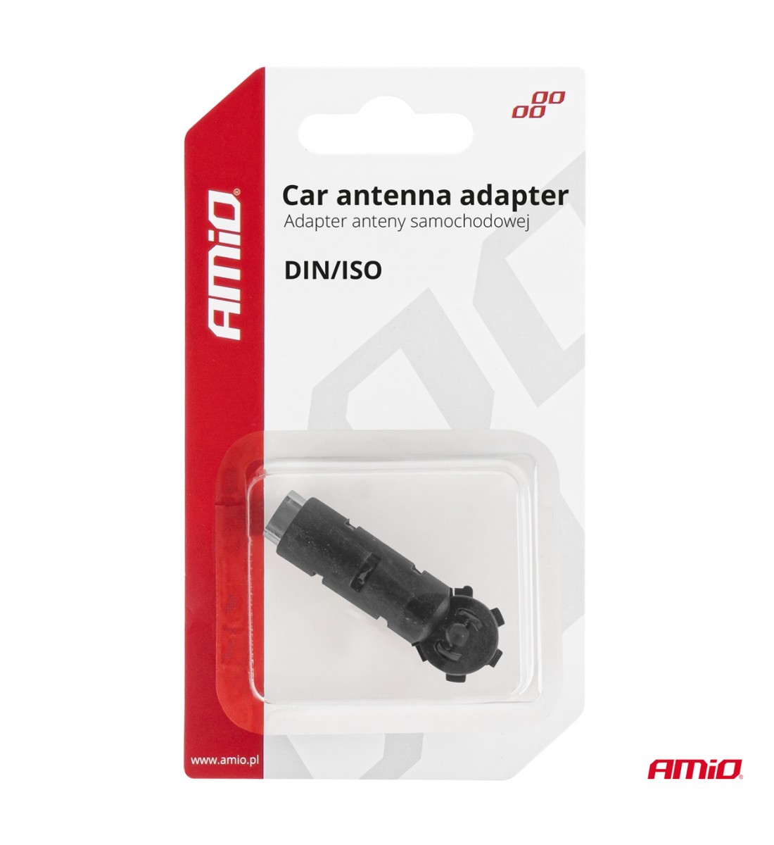 Produs - Adaptor antenă auto DIN ISO AMIO-03967 - AutoParadoxSystem.ro