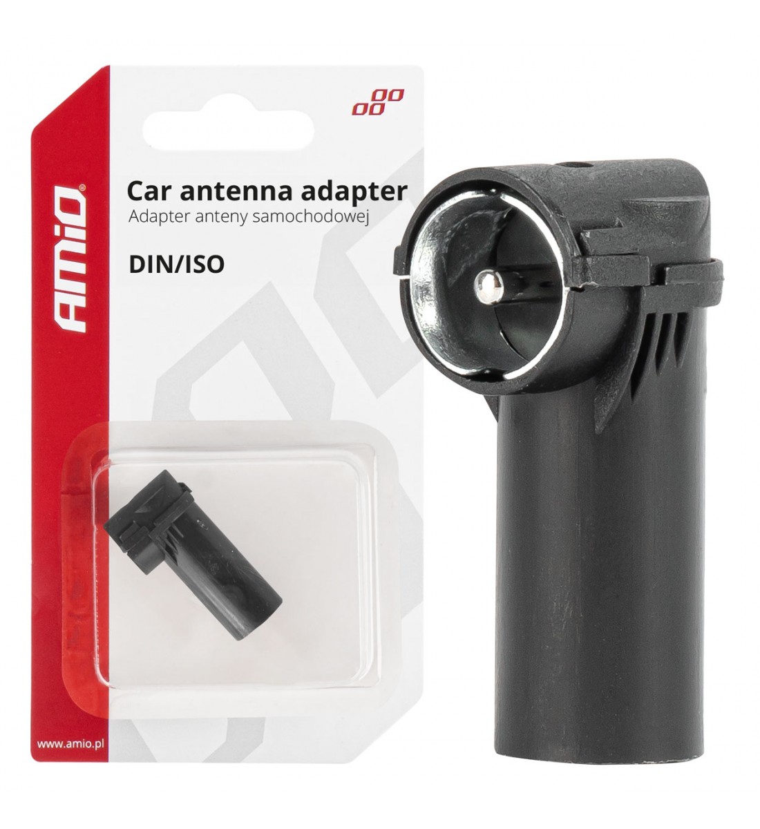 Produs - Adaptor antenă auto DIN ISO AMIO-03968 - AutoParadoxSystem.ro