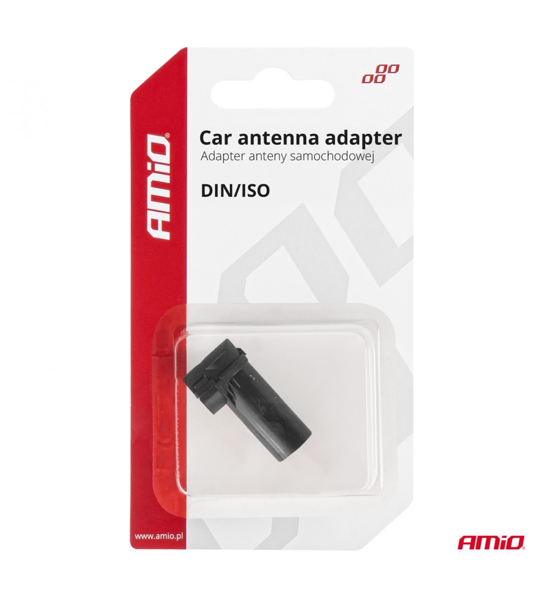 Produs - Adaptor antenă auto DIN ISO AMIO-03968 - AutoParadoxSystem.ro