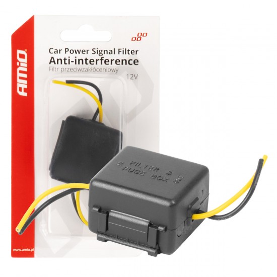 Filtru auto anti-interferente cu siguranta din sticla 12V AMIO-04099