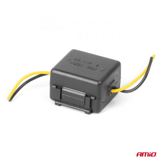 Filtru auto anti-interferente cu siguranta din sticla 12V AMIO-04099