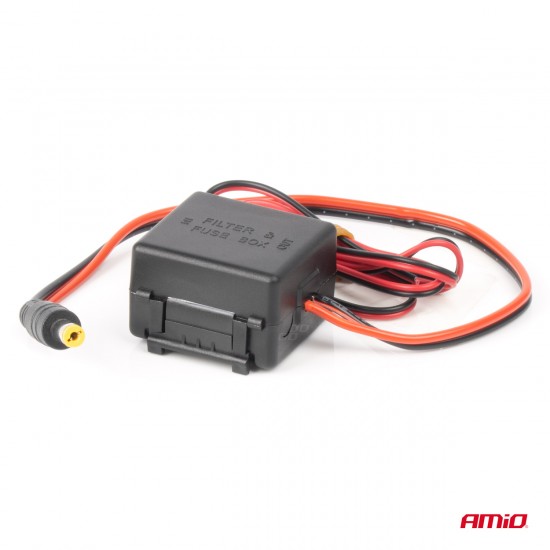 Filtru auto anti-interferente cu convertor DC-DC 12/24V-12V si mufa AMIO-04101 Filtru auto anti-interferente cu convertor DC-DC 12/24V-12V si mufa AMIO-04101