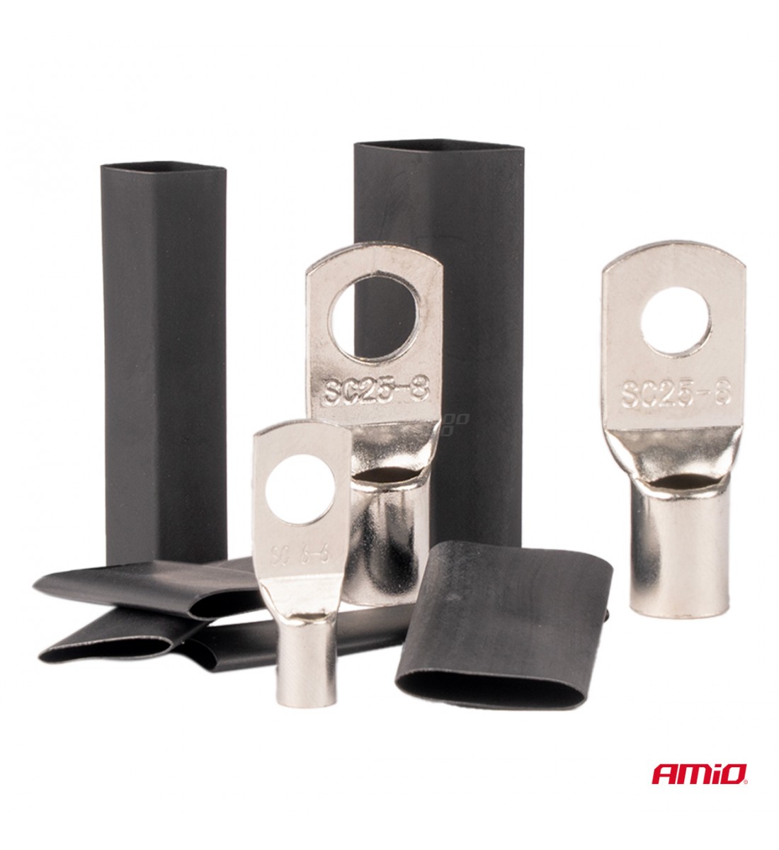 Conectori și tuburi de sârmă termocontractabilă 140 buc AMIO-04122 - AutoParadoxSystem.ro Produs - Conectori și tuburi de sârmă termocontractabilă 140 buc AMIO-04122 - AutoParadoxSystem.ro