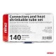 Conectori și tuburi de sârmă termocontractabilă 140 buc AMIO-04122 - AutoParadoxSystem.ro Produs - Conectori și tuburi de sârmă termocontractabilă 140 buc AMIO-04122 - AutoParadoxSystem.ro