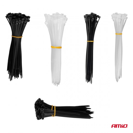 Set fasete din plastic multicolor de 500 buc. AMIO-04317 Set fasete din plastic multicolor de 500 buc. AMIO-04317