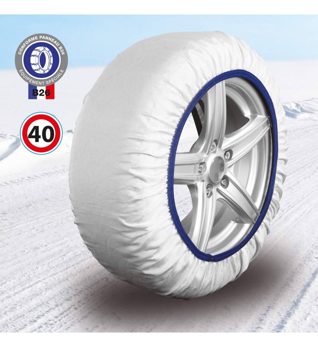 Lanțuri de zăpadă textile Isse Easysock XL 2buc - AutoParadoxSystem.ro Produs - Lanțuri de zăpadă textile Isse Easysock XL 2buc - AutoParadoxSystem.ro