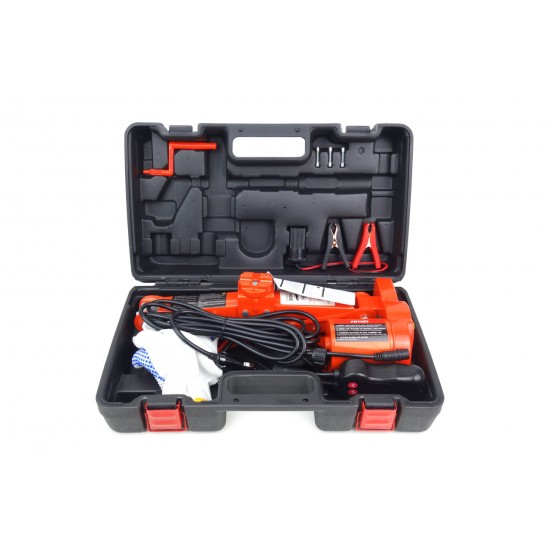 Cric electric tip foarfecă cu telecomandă și KIT de reparare 3T 12V AMIO-02406