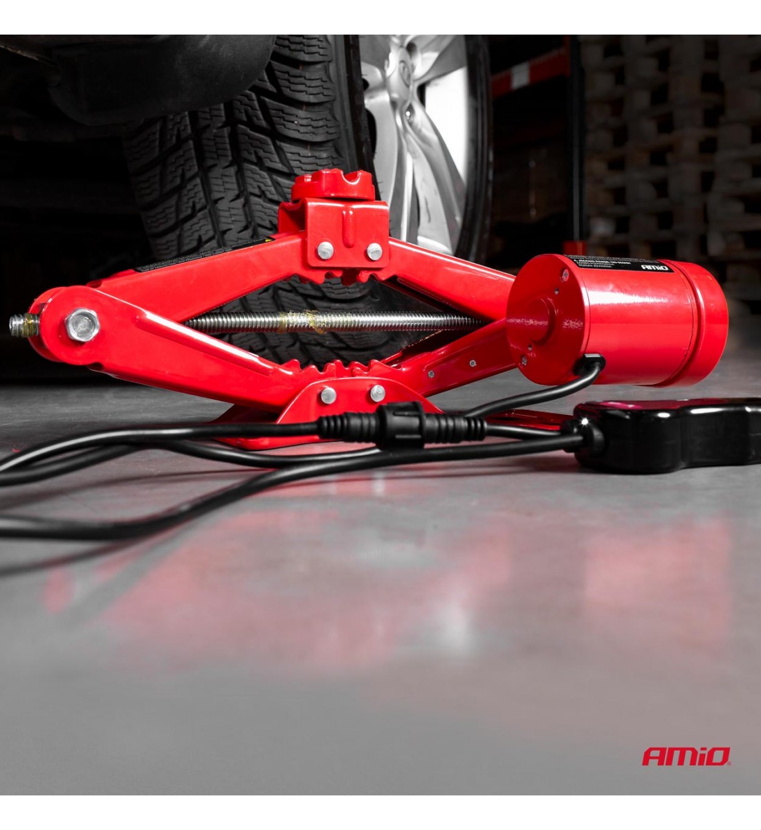 Cric electric tip foarfecă cu telecomandă și KIT de reparare 3T 12V AMIO-02406 - AutoParadoxSystem.ro Produs - Cric electric tip foarfecă cu telecomandă și KIT de reparare 3T 12V AMIO-02406 - AutoParadoxSystem.ro