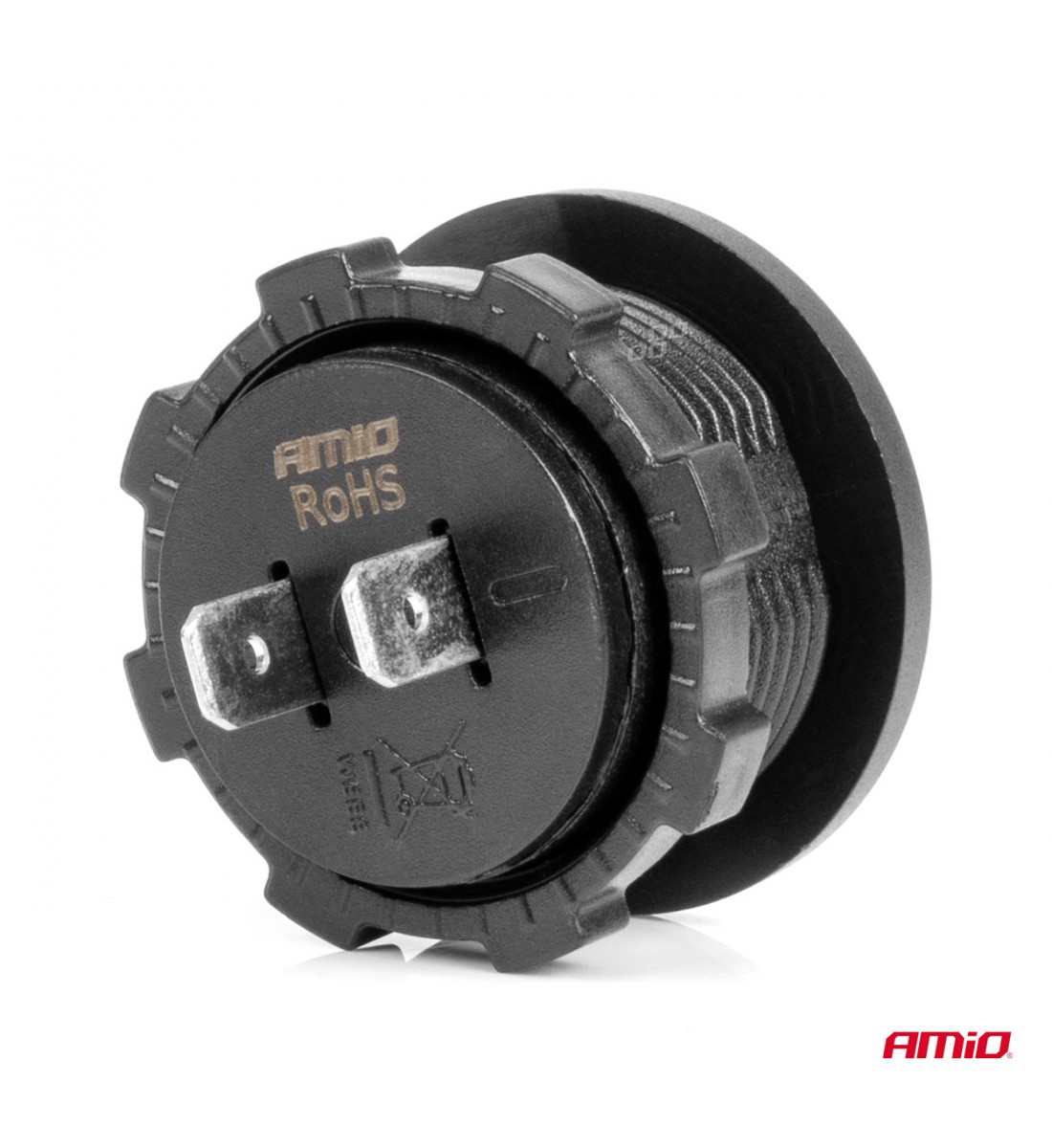 Produs - Voltmetru digital încorporat suplimentar 12V 24V MOD-02 AMIO-02852 - AutoParadoxSystem.ro