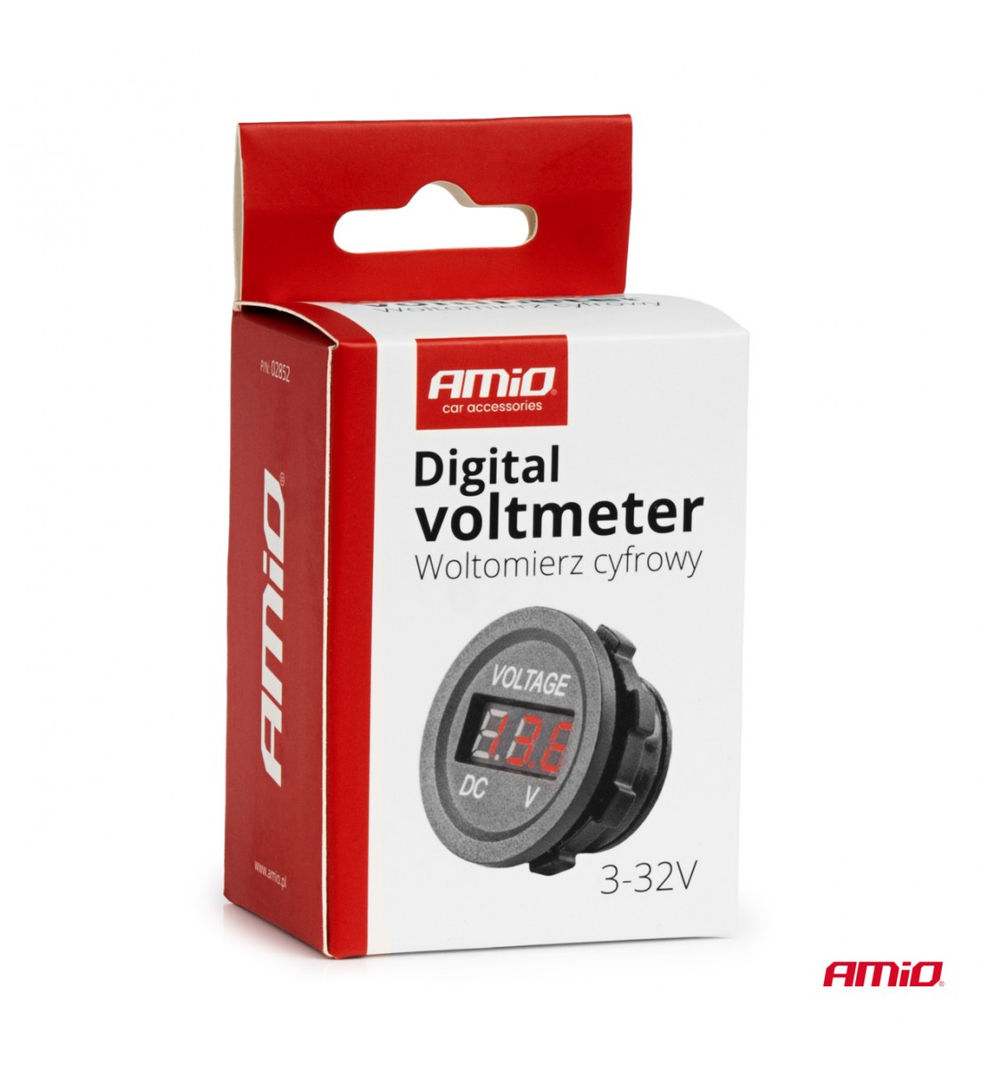 Voltmetru digital încorporat suplimentar 12V 24V MOD-02 AMIO-02852 - AutoParadoxSystem.ro Produs - Voltmetru digital încorporat suplimentar 12V 24V MOD-02 AMIO-02852 - AutoParadoxSystem.ro