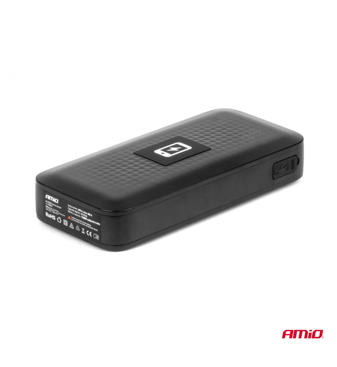 Dispozitiv de pornire rapidă, baterie externă 12V 12Ah 800A AMIO-04055 Dispozitiv de pornire rapidă, baterie externă 12V 12Ah 800A AMIO-04055