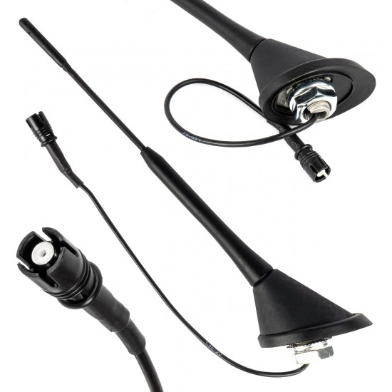Antenă auto universală, catarg tip bip cu amplificator RAKU-2 ANT10 AMIO-04154