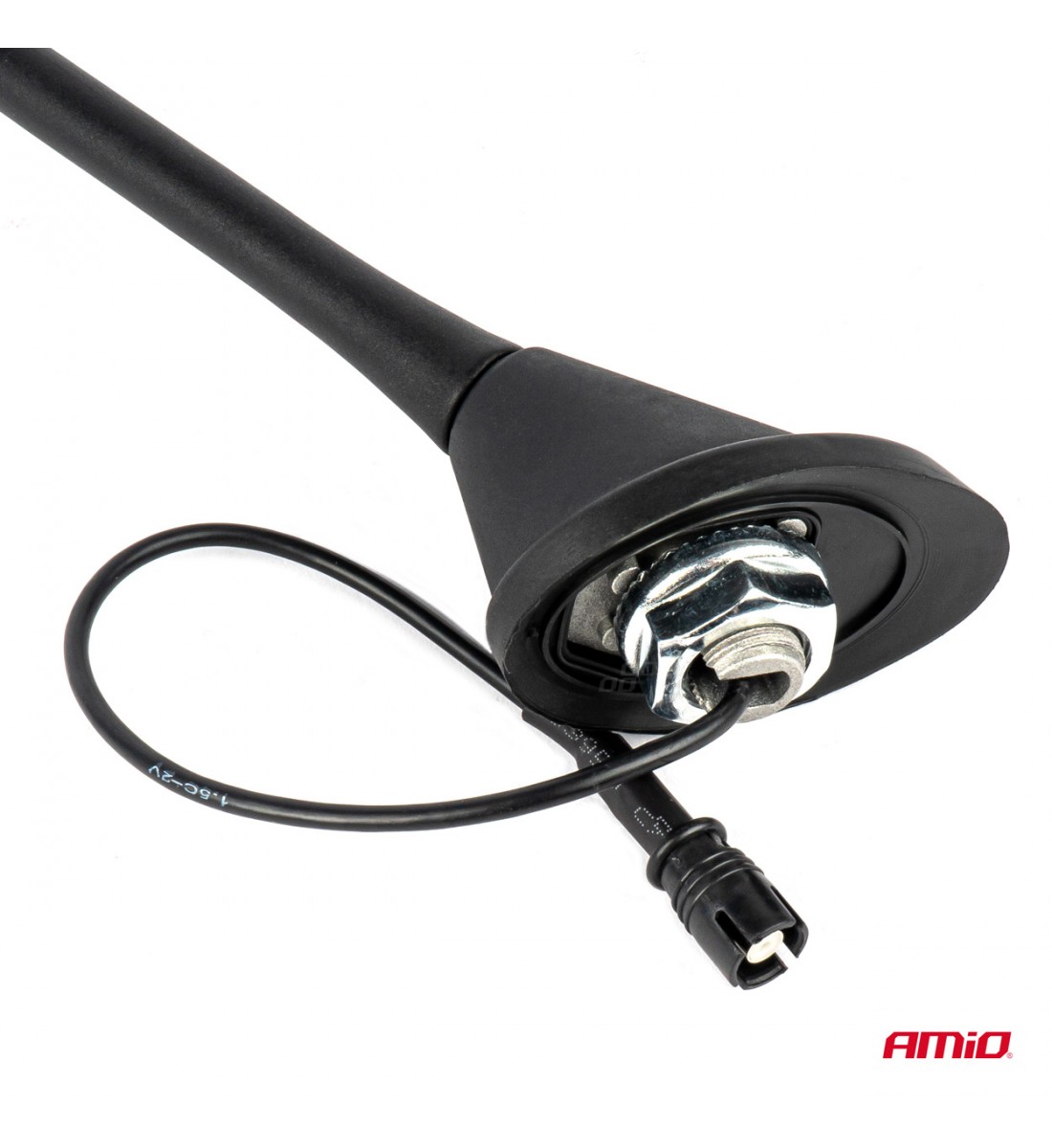 Produs - Antenă auto universală, catarg tip bip cu amplificator RAKU-2 ANT10 AMIO-04154 - AutoParadoxSystem.ro