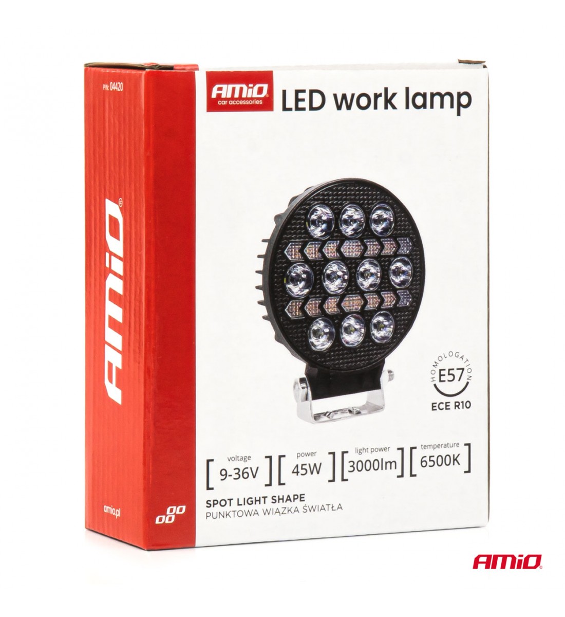 Proiector AWL76 45W 3000LM 12V 24V AMIO-04420 - AutoParadoxSystem.ro Produs - Proiector AWL76 45W 3000LM 12V 24V AMIO-04420 - AutoParadoxSystem.ro