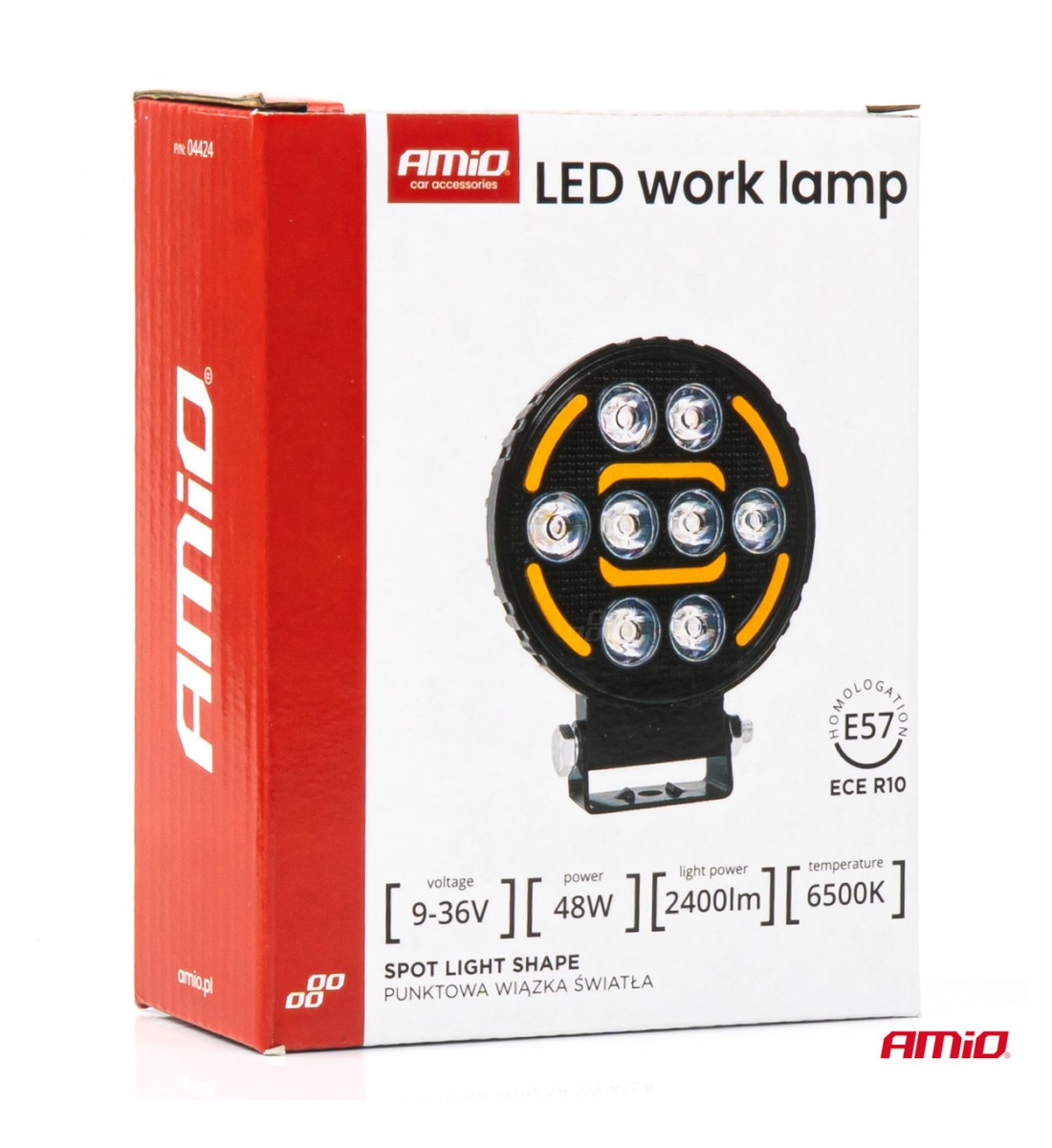 Proiector LED cu reflector AWL80 48W 2400LM 12V 24V AMIO-04424 - AutoParadoxSystem.ro Produs - Proiector LED cu reflector AWL80 48W 2400LM 12V 24V AMIO-04424 - AutoParadoxSystem.ro