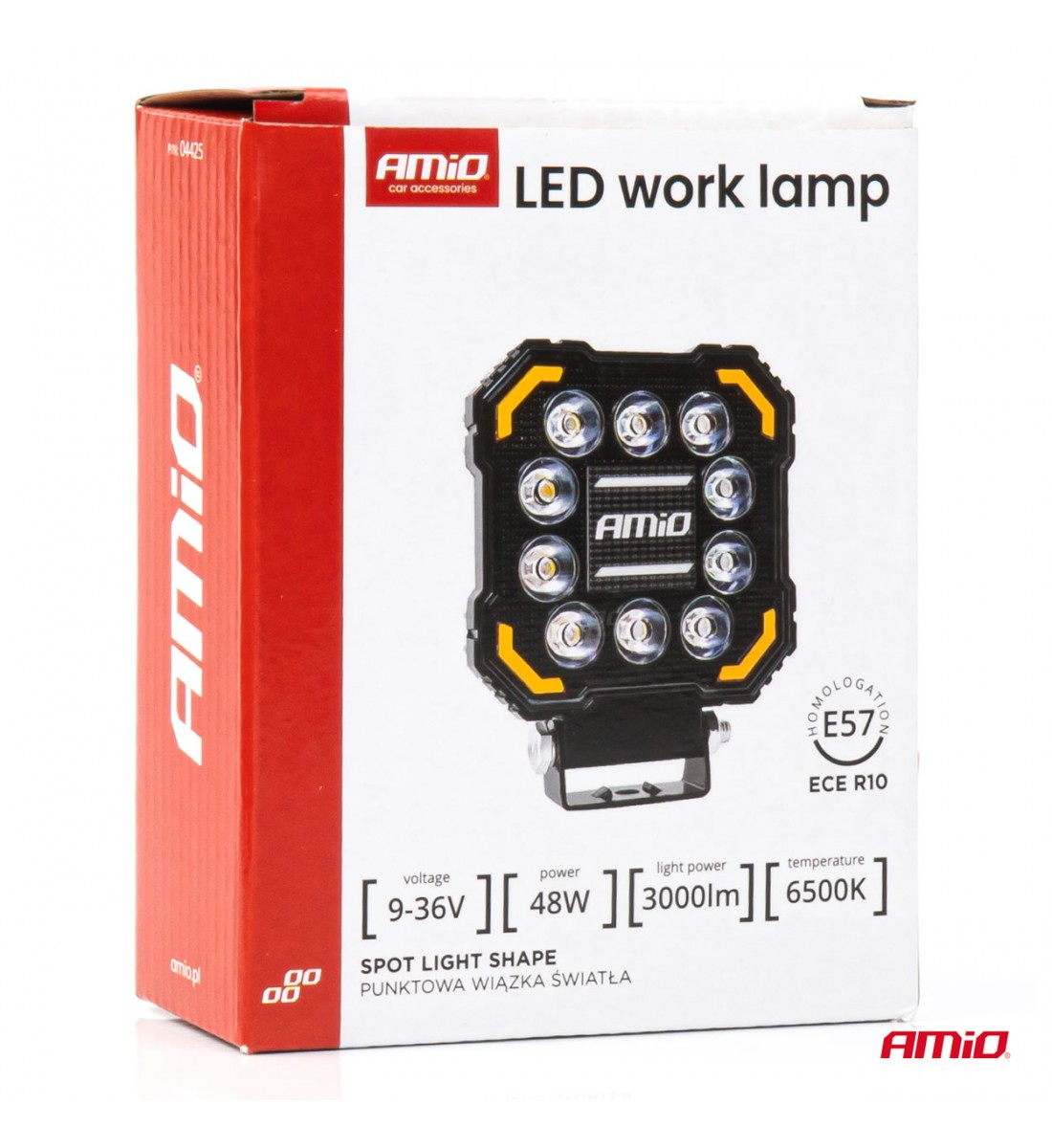 Proiector LED cu reflector AWL81 48W 3000LM 12V 24V AMIO-04425 - AutoParadoxSystem.ro Produs - Proiector LED cu reflector AWL81 48W 3000LM 12V 24V AMIO-04425 - AutoParadoxSystem.ro