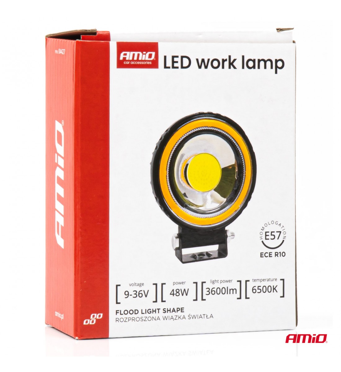 Proiector LED cu reflector AWL83 48W 3600LM 12V 24V AMIO-04427 - AutoParadoxSystem.ro Produs - Proiector LED cu reflector AWL83 48W 3600LM 12V 24V AMIO-04427 - AutoParadoxSystem.ro