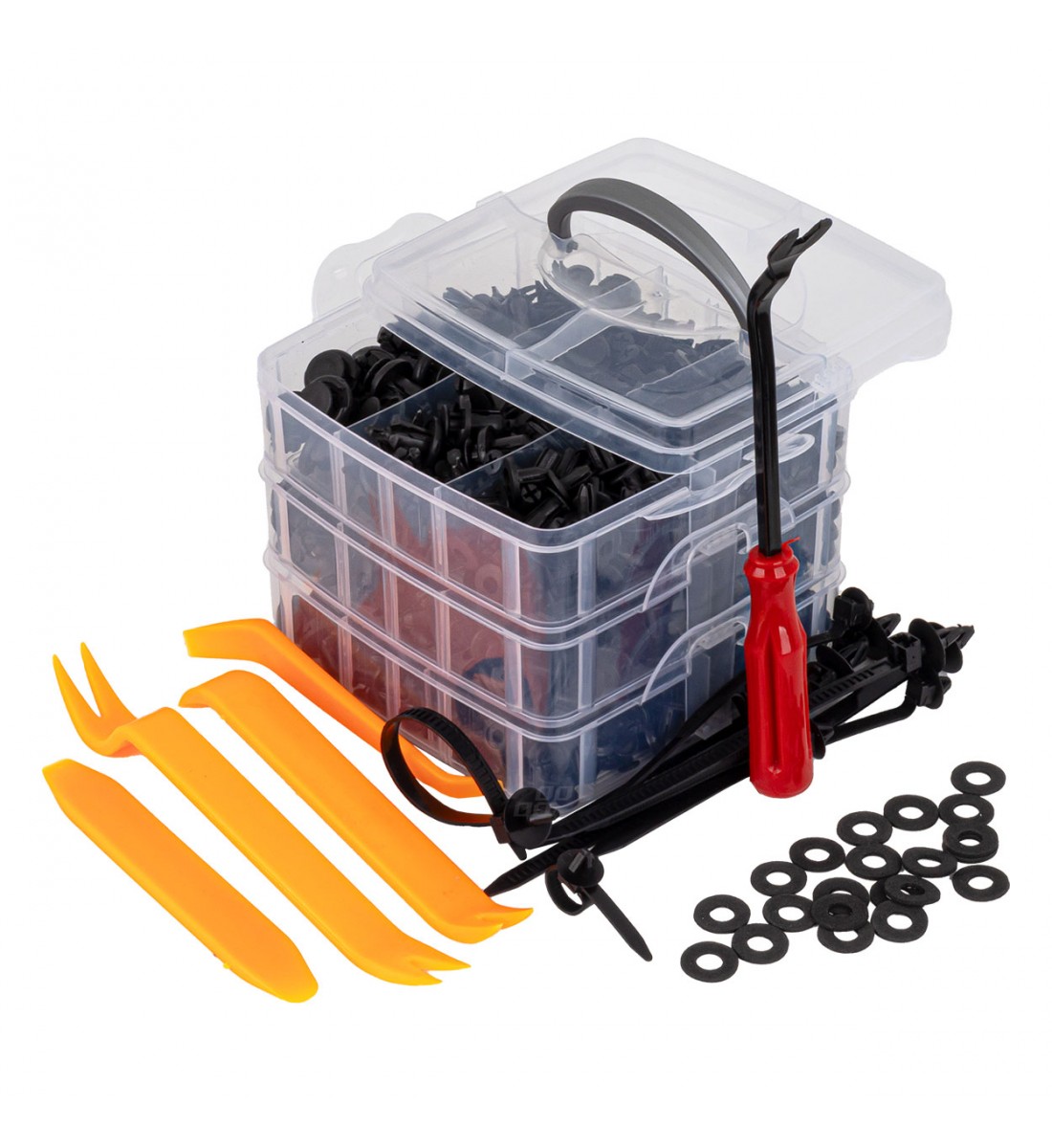 Cleme auto, ace, soluție de îndepărtare a tapițeriei, 650 buc. AMIO-04433 - AutoParadoxSystem.ro Produs - Cleme auto, ace, soluție de îndepărtare a tapițeriei, 650 buc. AMIO-04433 - AutoParadoxSystem.ro