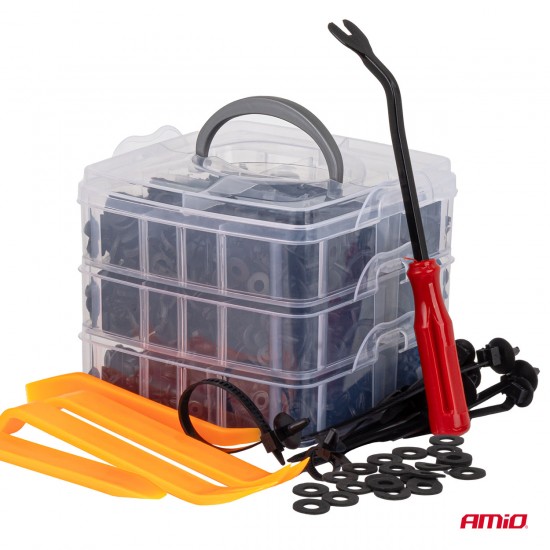 Cleme auto, ace, soluție de îndepărtare a tapițeriei, 650 buc. AMIO-04433