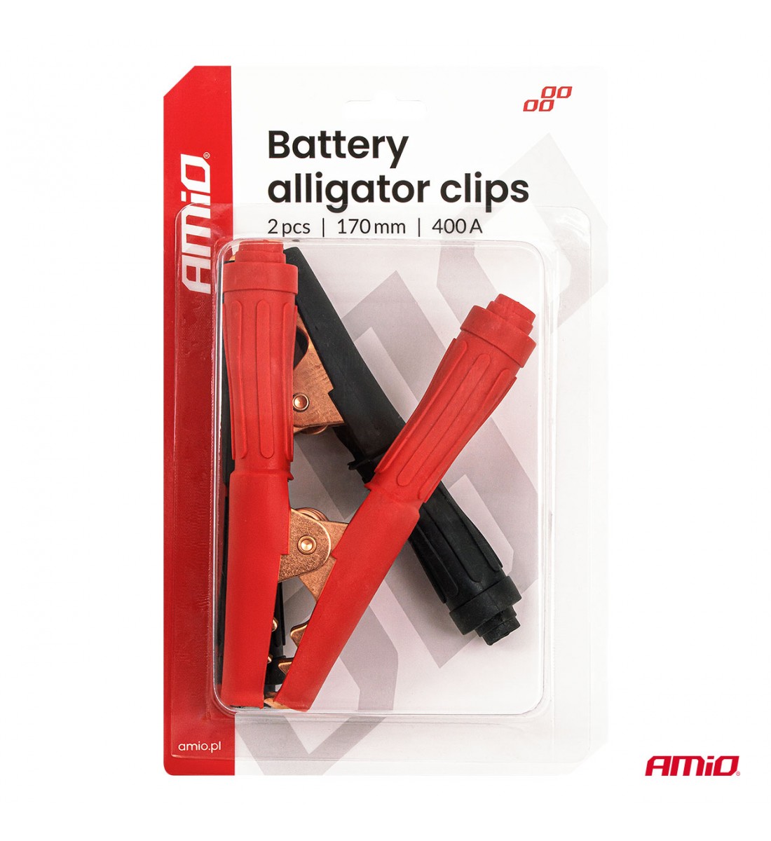 Cleme de cablu tip crocodil 170mm 400A 2 buc AMIO-04435 - AutoParadoxSystem.ro Produs - Cleme de cablu tip crocodil 170mm 400A 2 buc AMIO-04435 - AutoParadoxSystem.ro